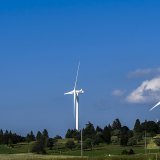 Paysage Libre Suisse ne veut pas d'éoliennes en forêt. L'association a lancé deux initiatives (illusatration). KEYSTONE/JEAN-CHRISTOPHE BOTT